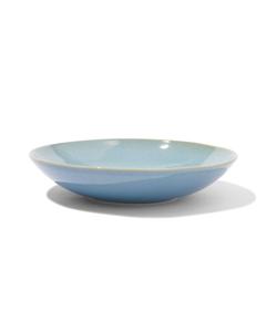 HEMA Diep Bord Ø23cm Porto Reactief Glazuur Blauw (blauw)