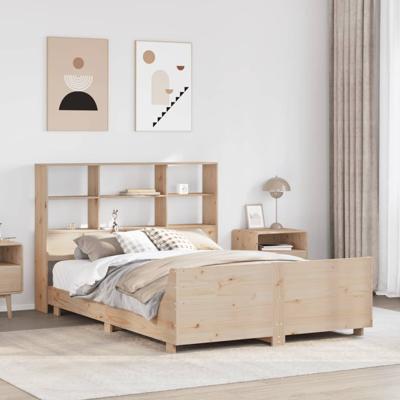 Bedframe zonder matras massief grenenhout 150x200 cm