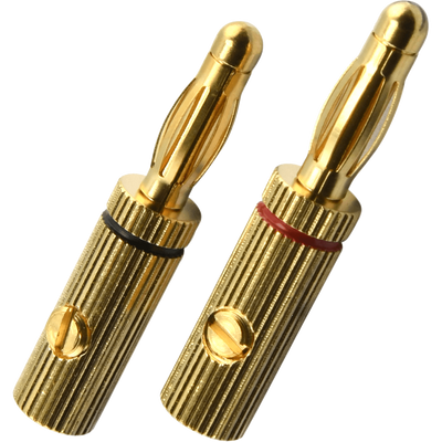 Oehlbach: Banana B3 Stekker < 4mm² - 4 stuks - Goud