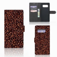 Samsung Galaxy Note 8 Book Cover Koffiebonen - thumbnail