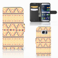 Samsung Galaxy S7 Telefoon Hoesje Aztec Yellow