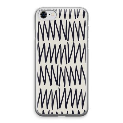 Marrakech Zigzag: iPhone 8 Transparant Hoesje