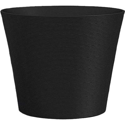 Bloempot - GARDEN ID - Green Care Sense Zwart-Antraciet - 40 x 34 cm - 10 jaar garantie - 100% gerecycled - UV- en vorstbestendig