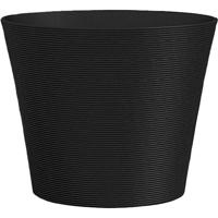 Bloempot - GARDEN ID - Green Care Sense Zwart-Antraciet - 40 x 34 cm - 10 jaar garantie - 100% gerecycled - UV- en vorstbestendig