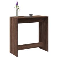 Bartafel 102x50x103,5 cm bewerkt hout bruin eikenkleur