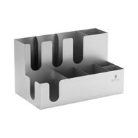 standaard voor kopjes en deksels - 9 Compartimenten - Roestvrij staal - Royal Catering standaard voor kopjes en deksels - 9 Compartimenten - Roestvrij staal - Royal Catering