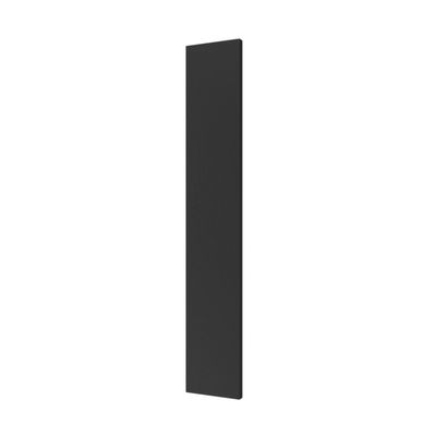 Designradiator Plieger Perugia 535 Watt Middenaansluiting 180,6x30,4 cm Black Graphite