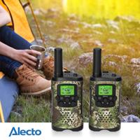 Alecto FR115CAMO - Set van twee walkie talkies voor kinderen, 7 KM bereik, camouflage
