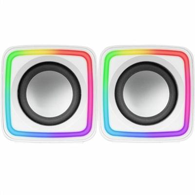 PC speakers Mars Gaming MSCUBEW 8W Wit 4 W Bluetooth luidspreker