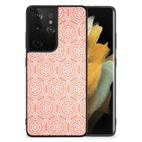 Samsung Galaxy S21 Ultra Back Case Pattern Orange