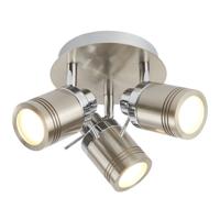 Searchlight RVS opbouwspotSamson 3-lichts - 6603SS