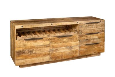 Dessoir ijzer CRAFT 175cm mango hout wine shelf - 44184