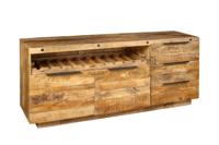 Dessoir ijzer CRAFT 175cm mango hout wine shelf - 44184