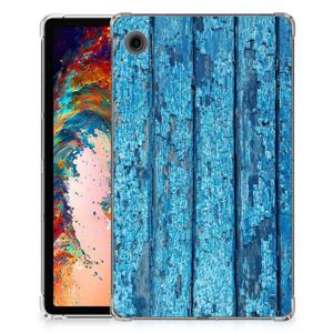 Samsung Galaxy Tab A9 Silicone Tablet Hoes Wood Blue