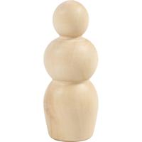 Creativ Company Houten figuur, zandlopervorm, h: 7,5 cm, 5 stuk/ 1 doos
