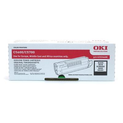 Toner OKI 43324408 Zwart