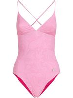 ETRO maillot de bain à patch logo - Rose