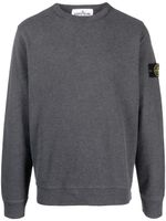 Stone Island sweat en coton à patch Compass - Gris - thumbnail