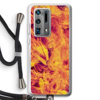 Eternal Fire: Huawei P40 Pro Plus Transparant Hoesje met koord