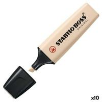 Markering Stabilo Nature Colors Beige (10 Stuks)