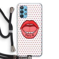 Yolo Denise: Samsung Galaxy A32 4G Transparant Hoesje met koord