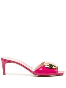 Rupert Sanderson mules Cornelia 65 mm à bout carré - Rose