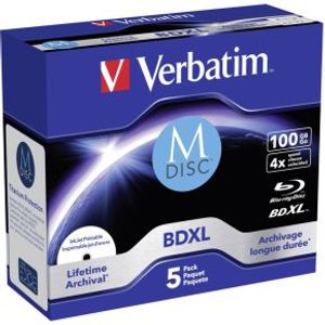 Verbatim MDISC Lifetime archival BDXL 100GB - Jewel Case per 1 verpakt