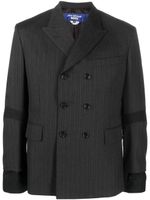 Junya Watanabe MAN blazer en laine à boutonnière croisée - Gris