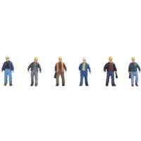 NOCH 0015057 H0 Bouwvakkers figuren Geverfd