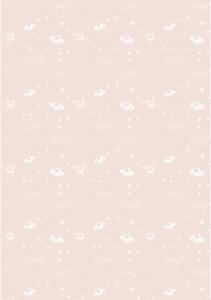 Behang Starry Skies Rol Roze