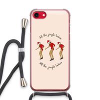 Jingle Ladies: iPhone SE 2020 Transparant Hoesje met koord