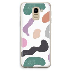 Memphis Shapes: Samsung Galaxy J6 (2018) Transparant Hoesje