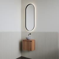 Fonteinset | BWS Leto | Walnut | Waskom Mat Grijs