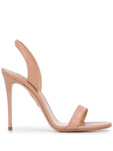 Aquazzura sandales en cuir à bride arrière - Rose