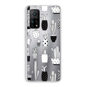 Cactusmotief: Xiaomi Mi 10T 5G Transparant Hoesje