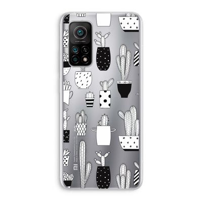 Cactusmotief: Xiaomi Mi 10T 5G Transparant Hoesje