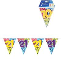 Folat vlaggenlijn blocks 21 jaar 3 meter | 24 stuks