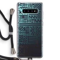 Marrakech print: Samsung Galaxy S10 Plus Transparant Hoesje met koord