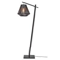 GOOD&MOJO Vloerlamp Merapi - Bamboe Zwart - 57x30x150cm - thumbnail