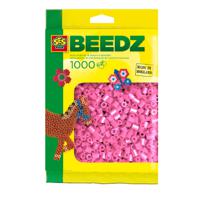 SES Creative Beedz Strijkkralen 1000 roze - thumbnail