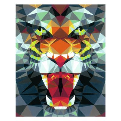 Ravensburger Creart schilderen op nummer - polygon tijger