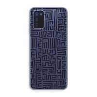 Moroccan Print: Samsung Galaxy A03s Transparant Hoesje Moroccan Print: Samsung Galaxy A03s Transparant Hoesje