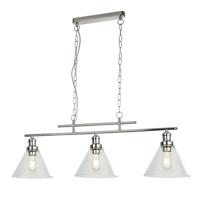 Searchlight HanglampPyramid 3-lichts grijs - 1277-3CC