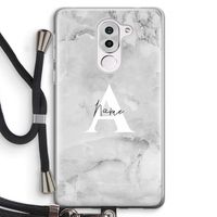 Ivory Marble: Honor 6X Transparant Hoesje met koord