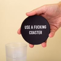 Use A Fucking Coaster Onderzetters (Set Van 4) - thumbnail