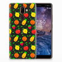 Nokia 7 Plus Siliconen Case Fruits