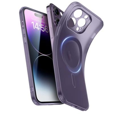 iPhone 14 Pro Zero Clear Case (HaloLock) - Frosted Purple
