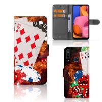 Samsung Galaxy A20s | Wallet Case | met Pasjes | Casino