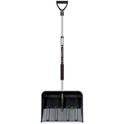 Bladschep zwart met telescopische aluminium steel - 115 tot 155 cm - Bladerenruimer - Bladerenschep