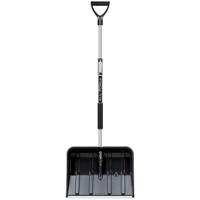 Bladschep zwart met telescopische aluminium steel - 115 tot 155 cm - Bladerenruimer - Bladerenschep